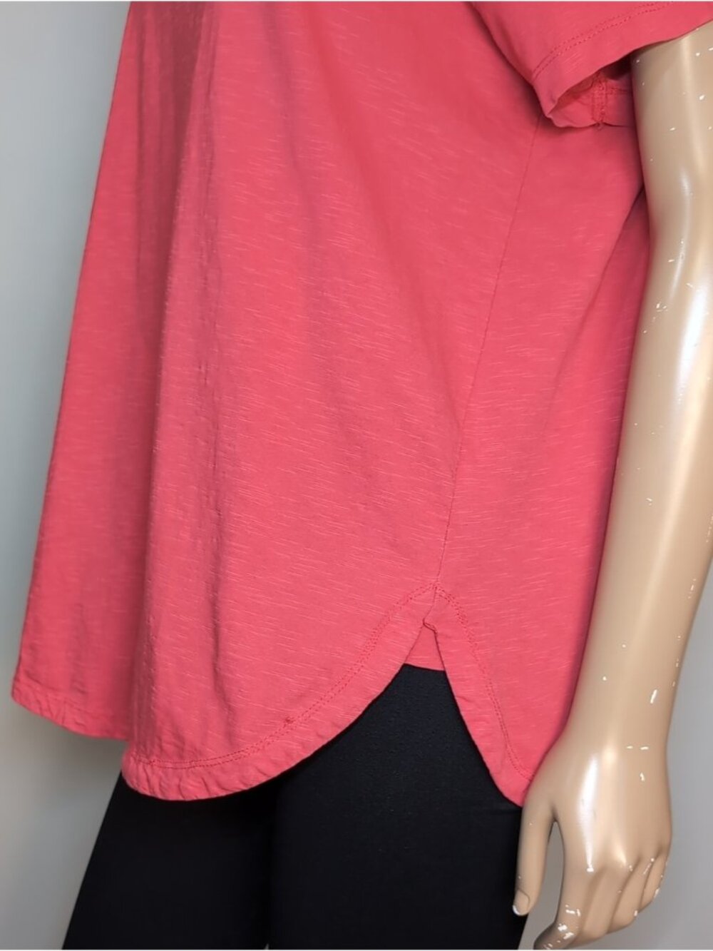 Orientique Naturally Australian Organic Cotton Short Sleeve Tee Coral Pink Large - Picture 4 of 10